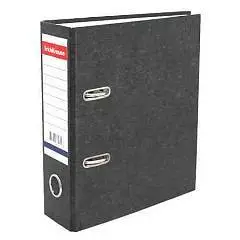 Папка-файл 7см EK А5 мрамор черная, фото №1