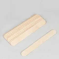 Шпатели для депиляции, деревянные, 15х1,7 см, 10 шт, фото №1