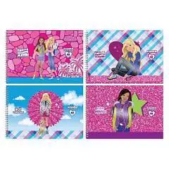 Альбом д/рис А4 40л 100г гребень BG Barbie Style выб лак блест, фото №1