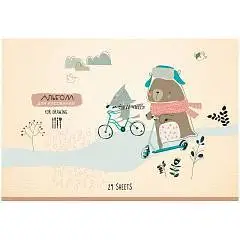 Альбом д/рис А4 24л 100г скоба Вместе веселее BG, фото №1