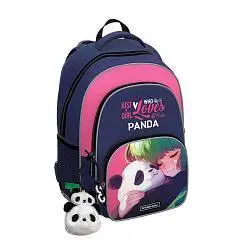 Ранец EK с грудной перемычкой  ErgoLine® 17L Panda Hugs, фото №1