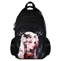 Рюкзак школьный Девушка Панк 31*44*16см 1отд, фото №1
