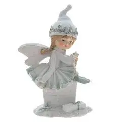Фигурка декоративная "Девочка-фея", L9 W6 H14 см, фото №1