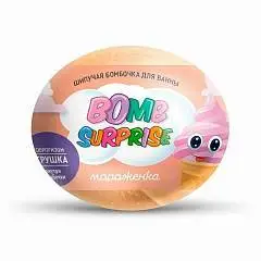 Шипучая бомбочка д/ванны BOMB SURPRISE с игр, мороженка 115г, фото №1