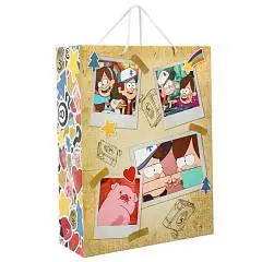 Сумка подарочная "Гравити Фолз" 31х40х11 см, фото №1