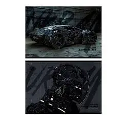 Альбом д/рис А4 40л склейка BG "Чёрно-серый" 120г, фото №1