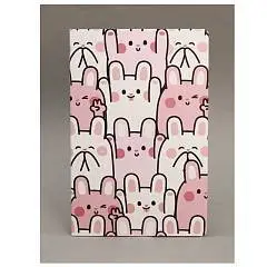 Блокнот А5 "Many rabbit", pink (14.5*21), фото №1