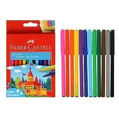 Фломастеры Faber-Castell "Замок" 12цв смыв карт подвес, фото №1