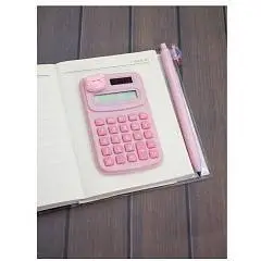 Калькулятор Smart pig 9,5*6*1см pink iLikeGift, фото №1