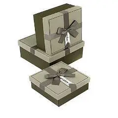 Коробка подарочная "Элеганс" lbrown 19х19х9.5см 3-3, фото №1