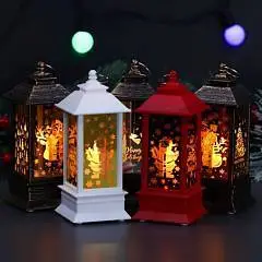 Подсвечник новогодний Узор на стекле, 15х5,4 см, фото №1