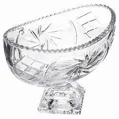 Ваза настольная  12х29.5 см стекло, фото №1