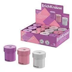 Точилка EK Flask, Candy, с контейнером, ассорти, фото №1