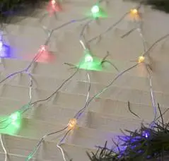 Гирлянда "Сетка" 1,6х1,6м, силикон, LED-144-220V,  8р, мульт, фото №1
