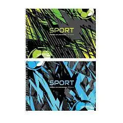 Альбом д/рис А4 24л гребень BG "Спорт" 100г, фото №1