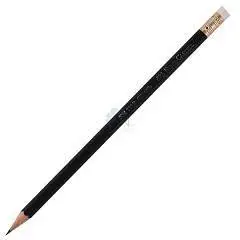 Карандаш чернографитный Faber-Castell "1112" HB, с ластиком, фото №1