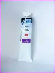 Краска акриловая сажа газовая 46мл "Ладога", фото №1