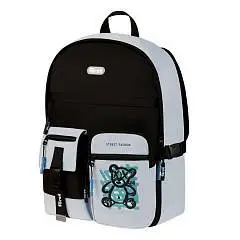 Рюкзак F-Teens "Crazy Emoji" 40х28х15см, 1 отд, уплот.спина, фото №1