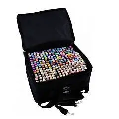 Набор маркеров двухст.худ в ткан чехле  262цв, фото №1