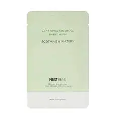 Маска д/л ткан NEXTBEAU Solution с экстрактом алоэ, 22мл, фото №1
