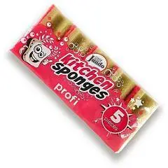 Губки д/посуды Jundo Kitchen Sponges Profi беж профиль 5шт, фото №1