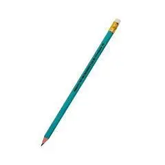 Карандаш чернографитный OfficeSpace HB, с ластиком, заточен., фото №1