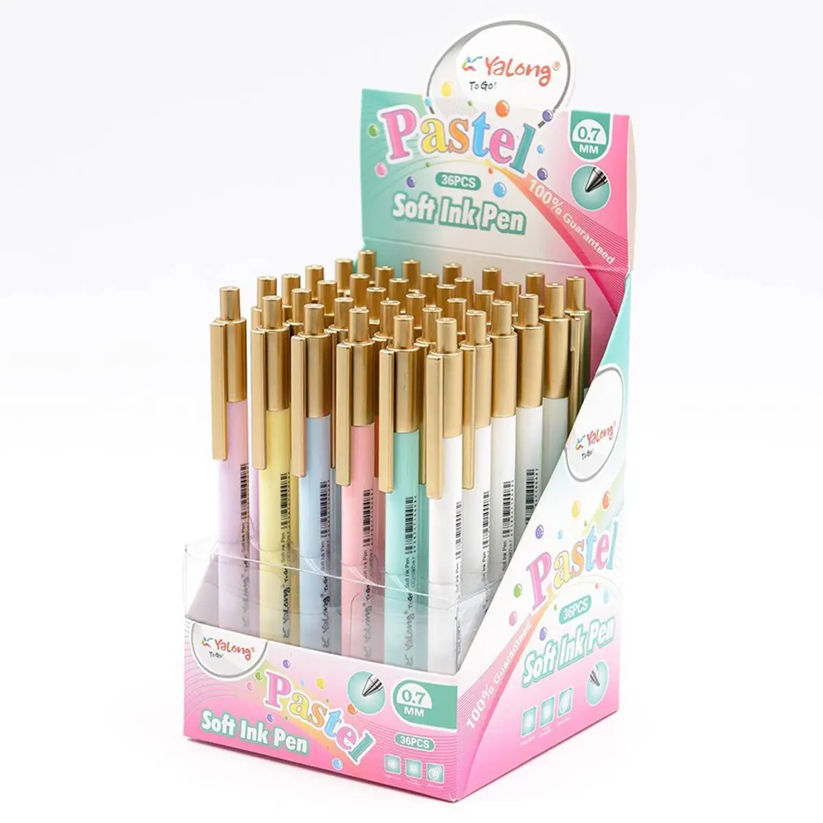 Ручка шариковая автомат. YALONG, 0,7мм, синяя, фото №1