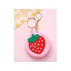 Брелок детский Strawberry summer pink силикон, фото №1