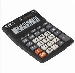 Калькулятор STAFF 8 разр STF-222, 138x103 мм  чер, фото №1