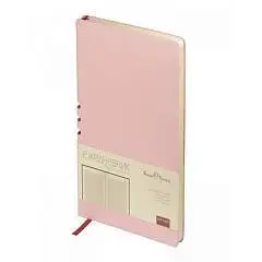 Ежедневник недат А5 "MADRID" (РОЗОВЫЙ) КЛЕТКА, фото №1