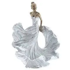 Фигурка декоративная Девушка L18 W11 H25 см, фото №1