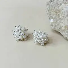 Серьги (культивиров. жемчуг), фото №1