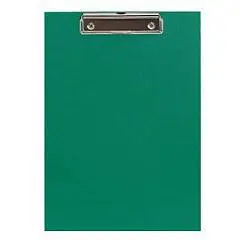 Планшет с зажимом ЕК Стандарт А4 зеленый, фото №1