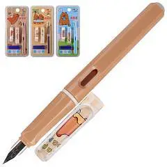 Ручка перо Z&X Capybara+2 картриджа+ластик, фото №1