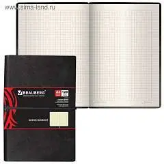 Блокнот А6 "Black Jack" кожзам, черн, резинка, фото №1