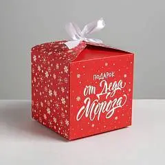Складная коробка «С Новым годом», 12 ? 12 ? 12 см, фото №1