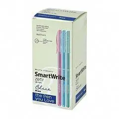 Ручка шариковая BV "SmartWrite Zefir" 0.5 мм, синяя, ассорти, фото №1