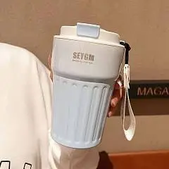 Термокружка "Lovely day", blue (380 мл), фото №1