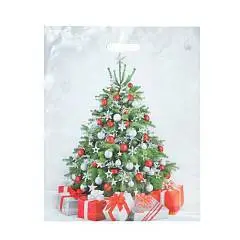 Пакет п/э "Подарки у елки" 47,5х39см, фото №1