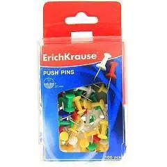 Кнопки-гвоздики "Erich Krause" силовые, 100шт/уп., фото №1