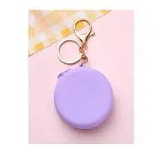 Брелок детский Simple round purple силикон, фото №1