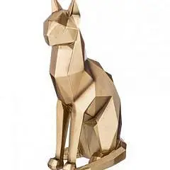 Статуэтка "кошка" 13*9*25 см. Серия "оригами", фото №1