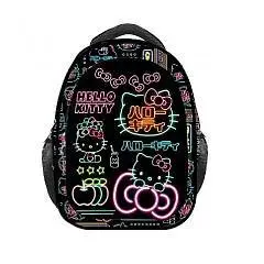 Рюкзак Hello Kitty анатомич спинк, 2 отд,40*32*16 см, черн, фото №1