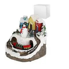 Светильник муз,НГ"Праздничный вихрь"USB,бат(не в комп)12.5*12*13, фото №1