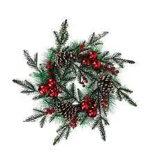 Новогодний венок  " Зимний праздник", 50 см., фото №1