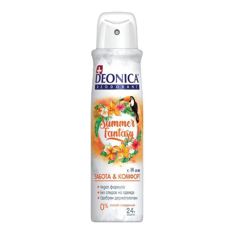 Део-спрей Deonica Summer Fantasy vegan 150мл, фото №1