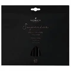 Фломастеры LOREX PRO-DRAW SUPERIOR 24цв круг черн карт кор подвес, фото №1