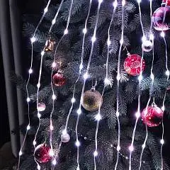 Smart-гирлянда "Конский хвост" 10н, роса, 150 LED, пульт ДУ, RGB, фото №1