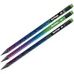 Карандаш чернографитный Berlingo "Skyline" HB, черн.дер, ассорти, фото №1