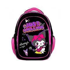 Рюкзак Куроми, анатомич.спинк, 2 отд, 40*32*16 см, черн-роз, фото №1